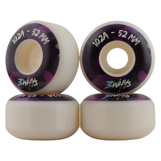 Blue Camo Wheels 52mm